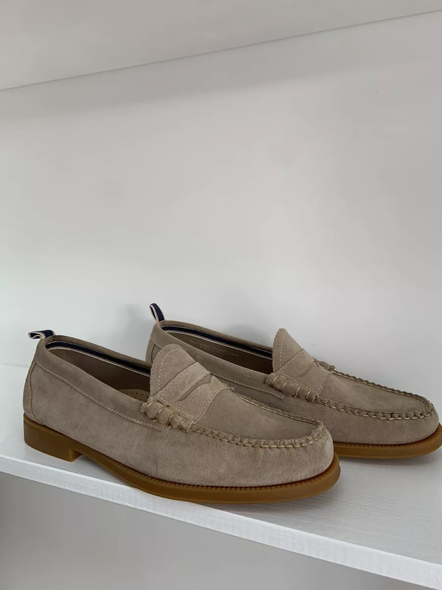 Bass store suede loafers