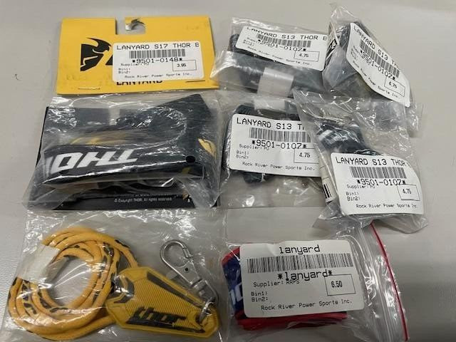 7 ASSORTED THOR LANDYARDS / STILL IN THE PACKAGE / NEW/ SEE DISCRIPTION