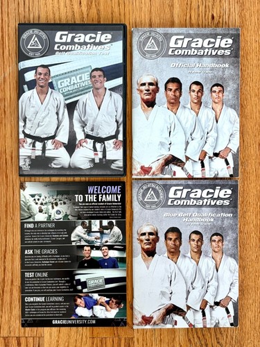 Gracie Combatives DVD 13 Disc Set w/ Two Handbooks and Fight Chart Exc Condition - Picture 10 of 12