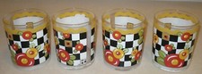 Set of 4 Mary Engelbreit Plastic / Acrylic Drinking Cups / Glasses * Made in USA