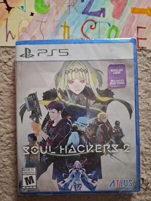 SEGA SOUL HACKERS 2 PLAYSTATION 5 PS5 BRAND NEW W/BONUS ART CARDS NEW SEALED