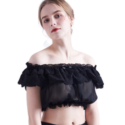 シャツ/ブラウス(長袖/七分) Her lip to - Off-the-shoulder Ruffled Lace Blouse Her lip to on X: 
