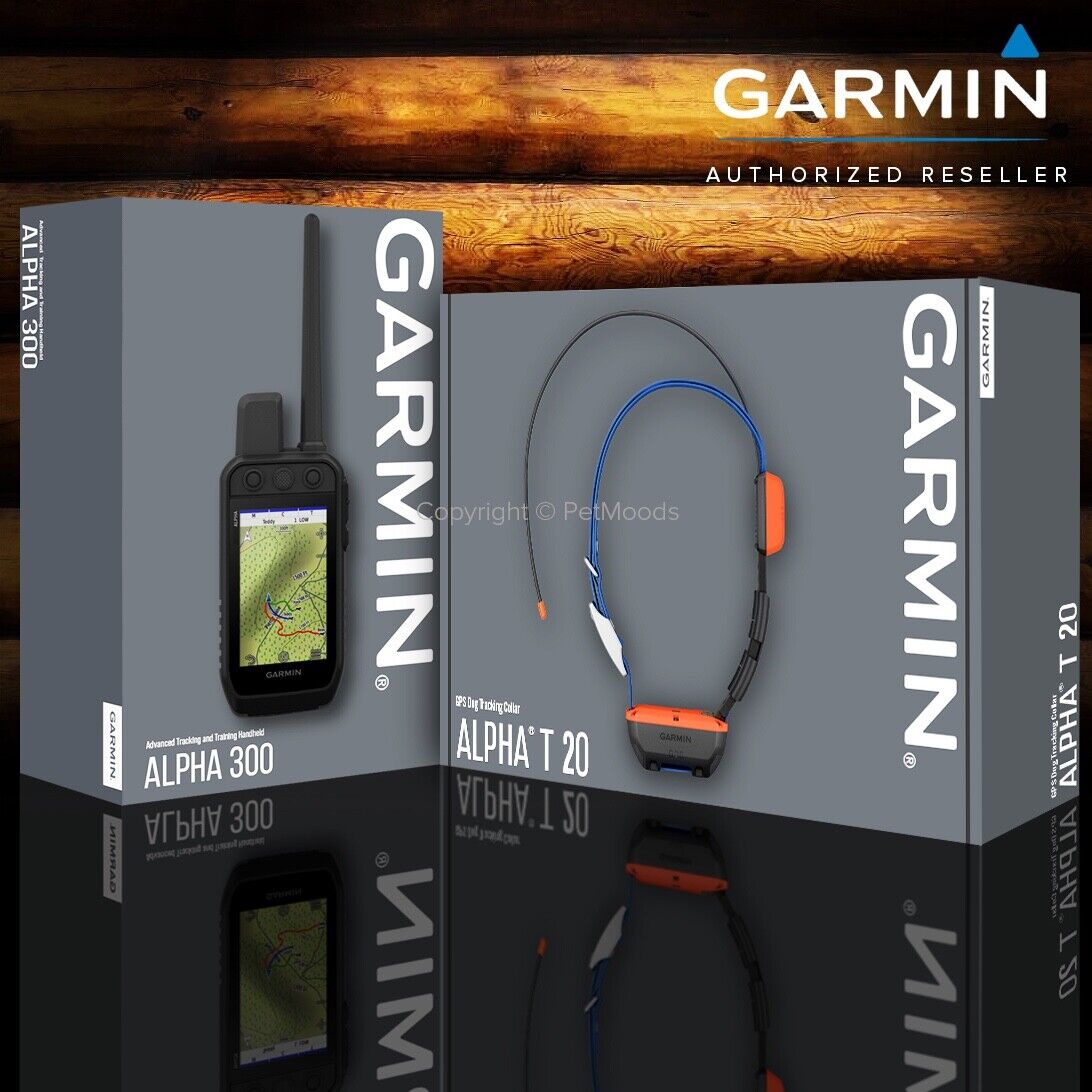 Garmin Alpha 300 GPS Handheld Bundle Alpha T20 Dog Tracking Collar