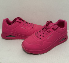 Skechers Shoes Kids 3 Girls Uno Night Shades Athletic Low Sneakers 310525L Pink