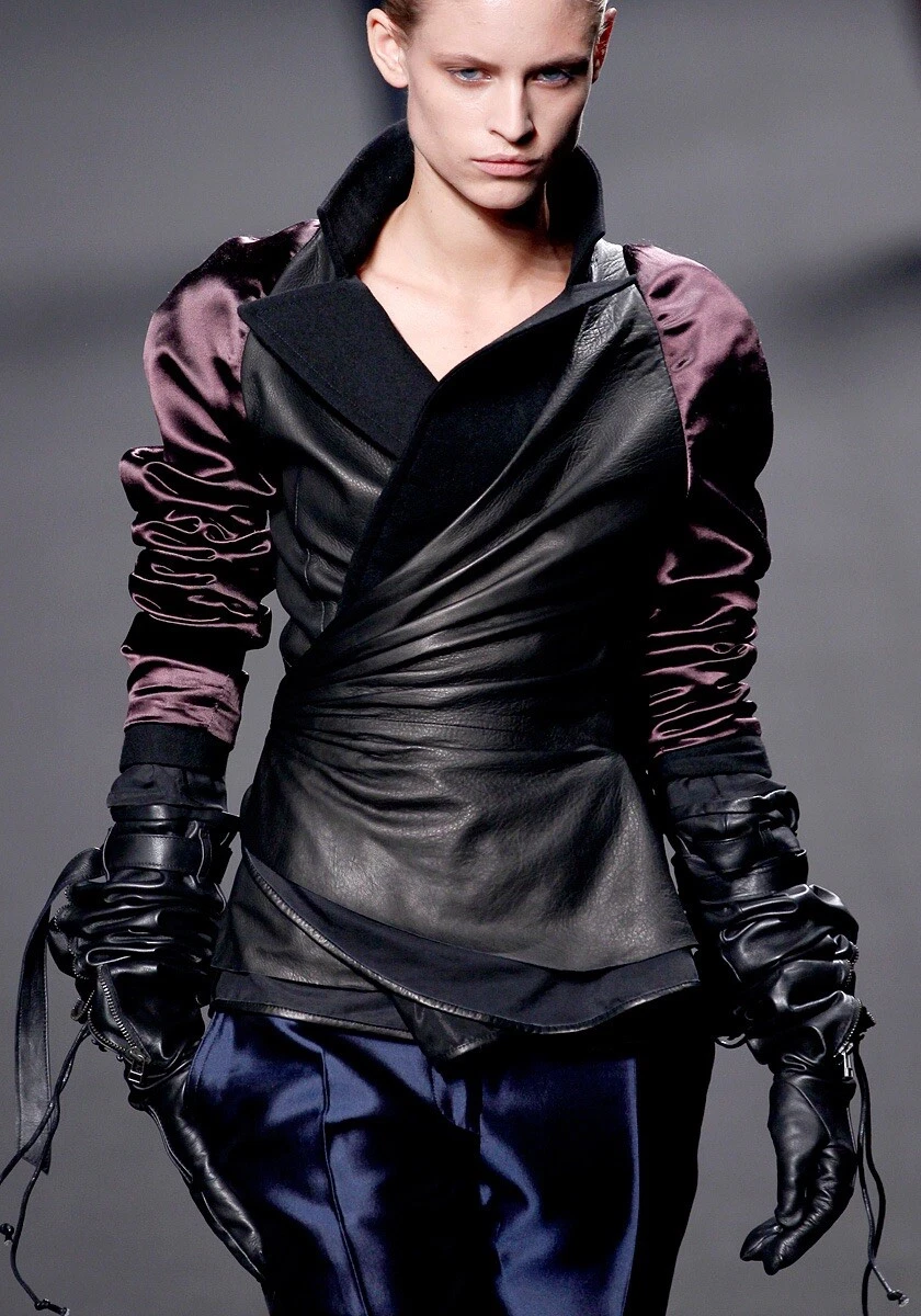 HAIDER ACKERMANN Coats, Jackets & Vests Leather Outer Shell for