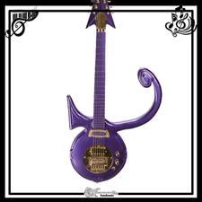 Big  Electric Guitar Purple Arrow Inlay Gold Hardware FR Bridge Guitar