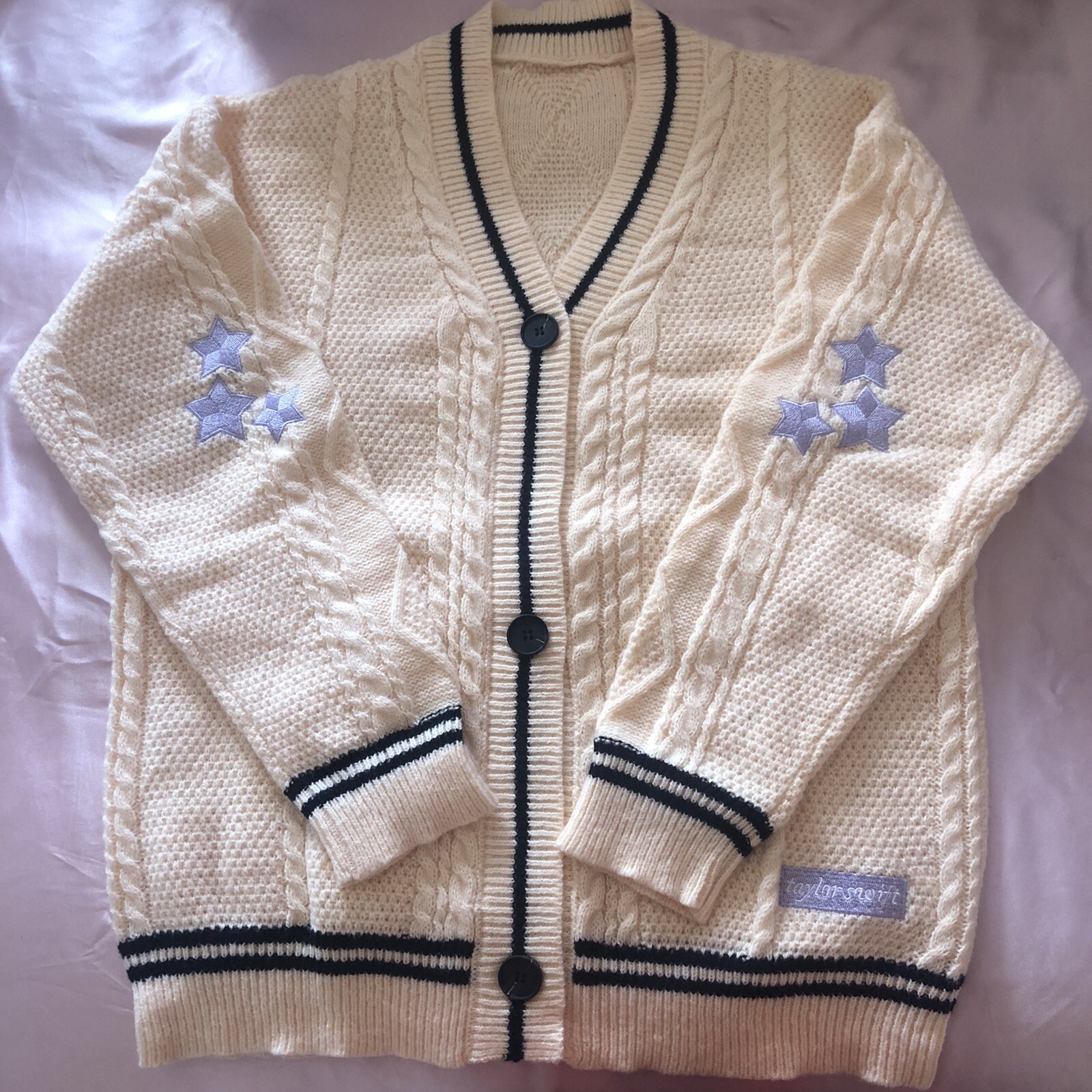 Taylor Swift Folklore Cardigan With Stars XS/SM | eBay