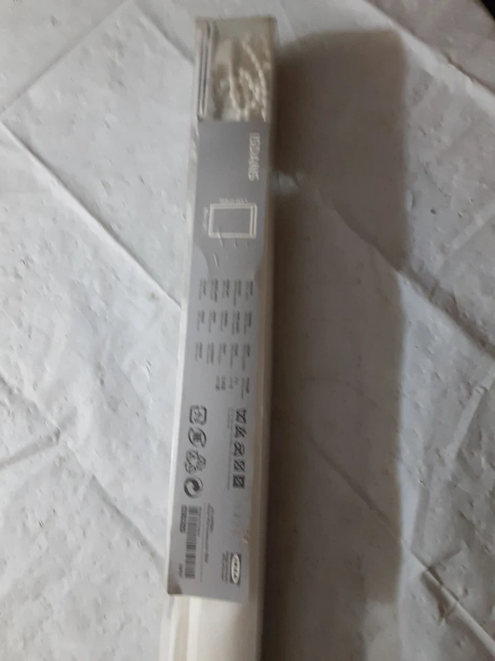 Persiana enrollable IKEA isdans nueva sin abrir blanca 63" x 32" 100% algodón hecha en Francia Foto 2 de 4