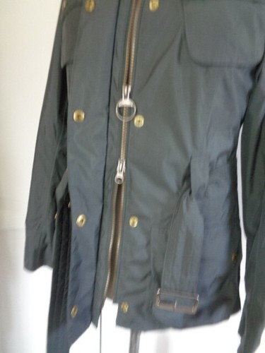 WOMAN’S GREEN BARBOUR RAINBOW INTERNATIONAL GOLD JACKET SIZE 8 - Picture 11 of 17