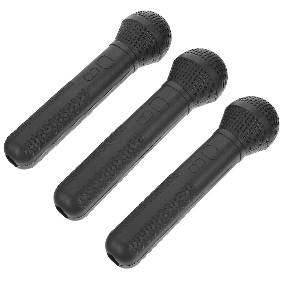 3 Pcs Mic Toy for Kids Simulation Microphone Thick Material Toddler
