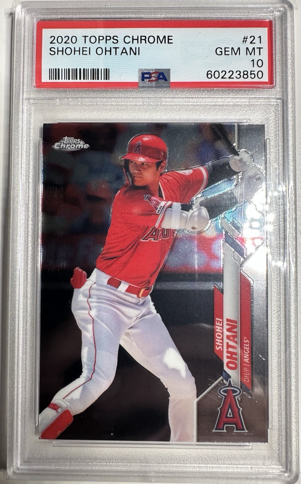 2020 Topps Chrome Shohei Ohtani #21 PSA 10
