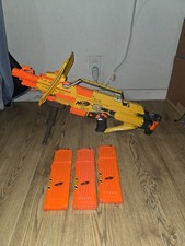 Nerf N-Strike Stampede ECS Motorized Blaster Gun w/ all accessories untested