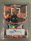 Allen Iverson 2024 Leaf Press Pass Net Burners Auto Orange Crystal 6/8 NB-AI1 SP