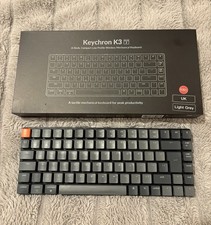 Keychron K3 Version 2 Low Profile Keyboard With Red Optical Switches