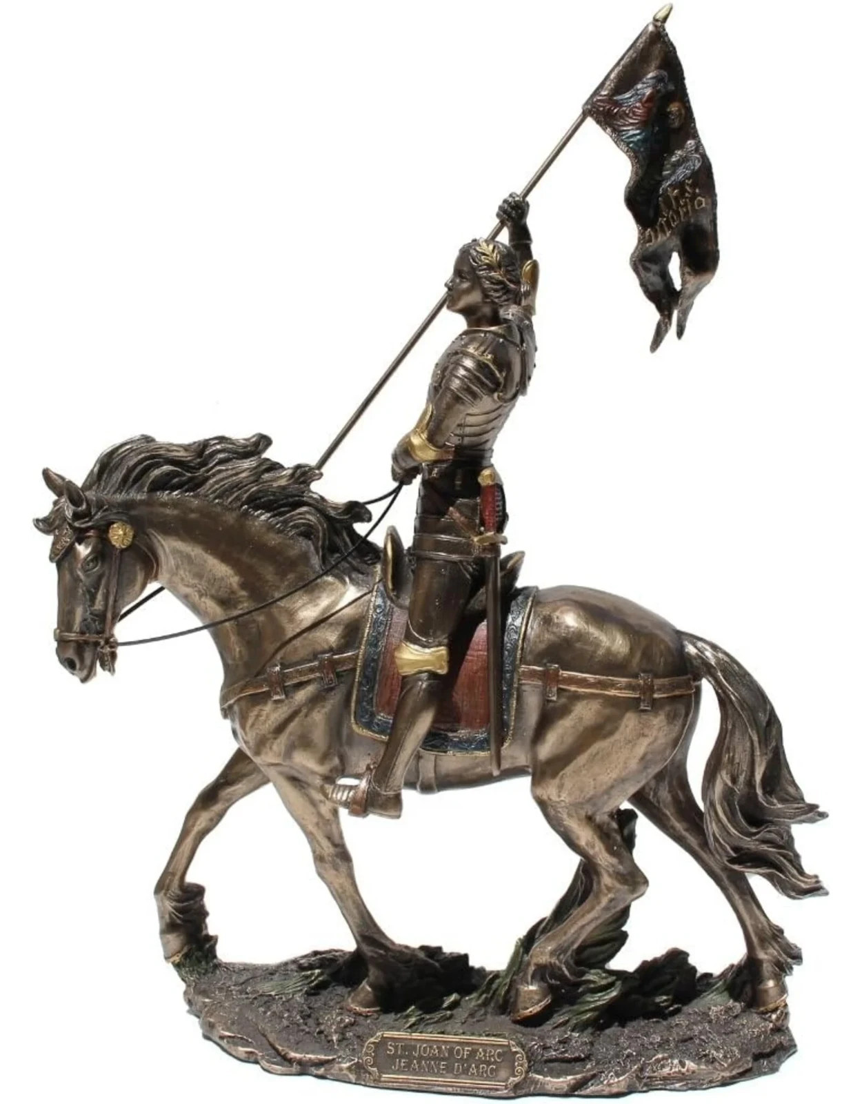 Figurine Jeanne d'Arc Veronese en bronze, le cadeau idéal pour passionné d'histoire