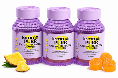 Lemme Purr Vaginal Probiotic Gummies,Balanced pH &Healthy Odor Support for Women