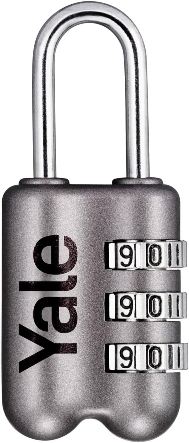 Yale - YP2231281G Standard Security Luggage Combination Padlock - Grey 5790₽