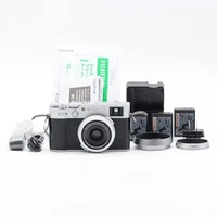 Fujifilm X100V Digital Camera, Silver, X100V-S Shutter Count 0
