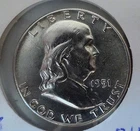 Early Dated 1951 P Ben Franklin Half Dollar In Uncirculated Condition With FBLs