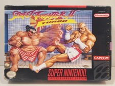 Street Fighter II Turbo Super Nintendo SNES Authentic BOX ONLY