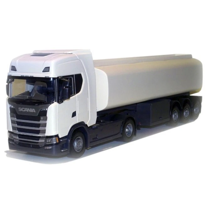 EMEK, SCANIA S 410 4x2 bianco con rimorchio cisterna a 3 assi, 1/25, EMEK90602 - Immagine 2 di 2