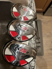 Right Handed Men’s Senior Flex 3-5 Hybrid Set W/ Graphite Shafts & Jumbo Grips