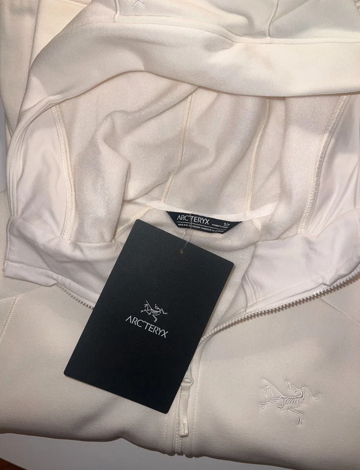 Arc'teryx Kyanite Hoody Womens Stretch Fleece, Size Small NWT Arctic Silk Shade - Image 2 of 4