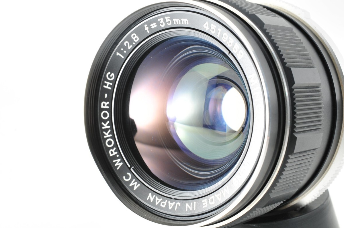 Minolta MC W.Rokkor HG 35mm F2.8 Wide Angle MF Lens Free