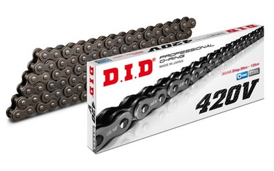 DID 420 Kette O-Ring Verstärkt 138 Glieder für Motorrad 50-80ccm Quad Moto