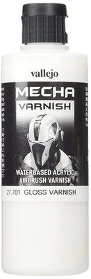 Mecha Color Gloss Varnish 200 ml 6.76 fl.oz. for Models Miniatures Airbrush