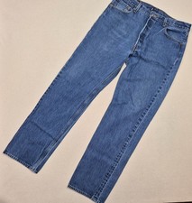 Levi's 501 Men's Button Fly Blue Jeans Sz 36/36 Y2K VTG EXCELLENT CONDITION  