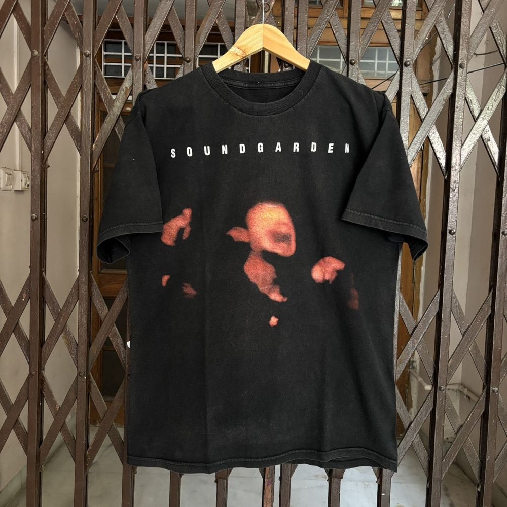 Soundgarden Superunknown T shirt 90s Black tee Rock band Retro tee