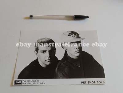Pet Shop Boys Neil Tennant Chris Lowe press promo photo #2601b