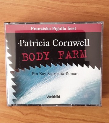 Hörbuch Krimi / BODY FARM ( Patricia Cornwell ) 6 CD's / ca. 420 min.