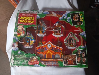 Mr. Christmas Mickey's Clock Shop Mickey Minnie Donald Cuckoo Clock 1993 :READ: