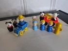 Vintage Fisher-Price Little People Lot 12 include People dogs vehicle fire truck