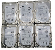 Lot of 6 DELL Seagate 1TB 3.5" 7.2K 12G SAS HDD ST1000NM0005