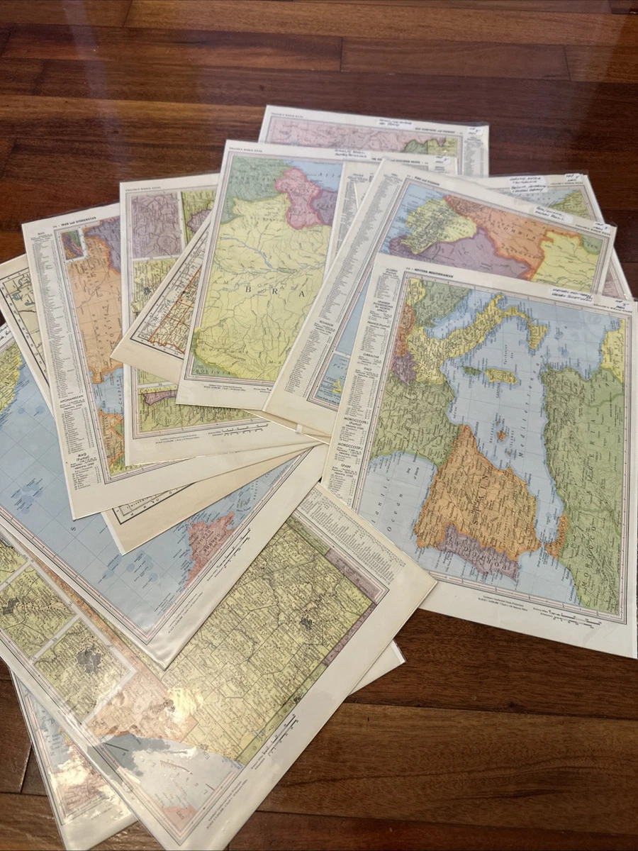 Antique World Atlas 1950-1959 for sale | eBay