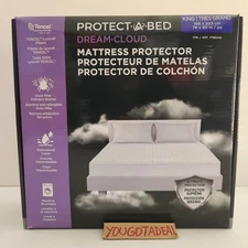 NEW Protect A Bed Dream Cloud Mattress Protector King 78" X80" Dust Mite Barrier