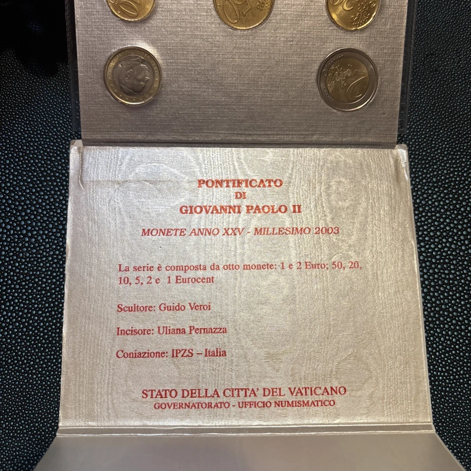 [#1161465] 梵蒂冈,套装,2003 年,罗马,让·保罗二世,MS 梵蒂冈欧元未开封硬币 — 第 2/4 张图片