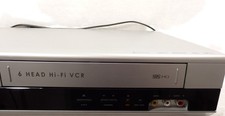 RCA DRC6350N DVD Player VCR Combo 6-Head Hi-Fi VHS HQ Tested Works