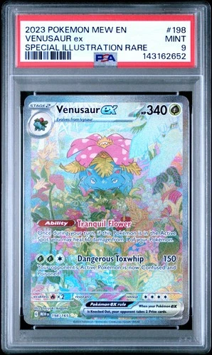 2023 Pokemon Mew 151 Venusaur Ex #198 MINT PSA 9 Special Illustration Rare