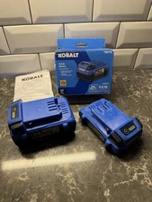 Kobalt 24v Max 4Ah Lithium Battery Set of 2, 2.0 & 4.0