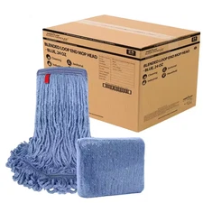 1.25 In. Loop End Commercial String Mop Blended Mop Head Replacement Refill 24 O
