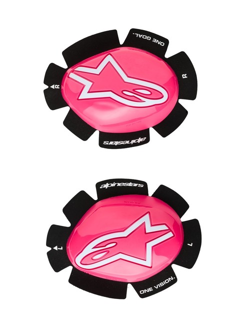 Alpinestars 6400226-3117 GP PLUS Knee Slider Spare Parts - pink fluo /white