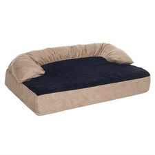 Orthopedic Memory Foam Joint Relief Bolster Dog Bed 50 x 35 Inches X Large