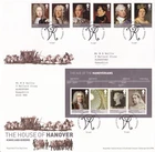 2 x GB RM FDCs: 2011 The House of Hanover - Set & Sheet + Bureau Cancels