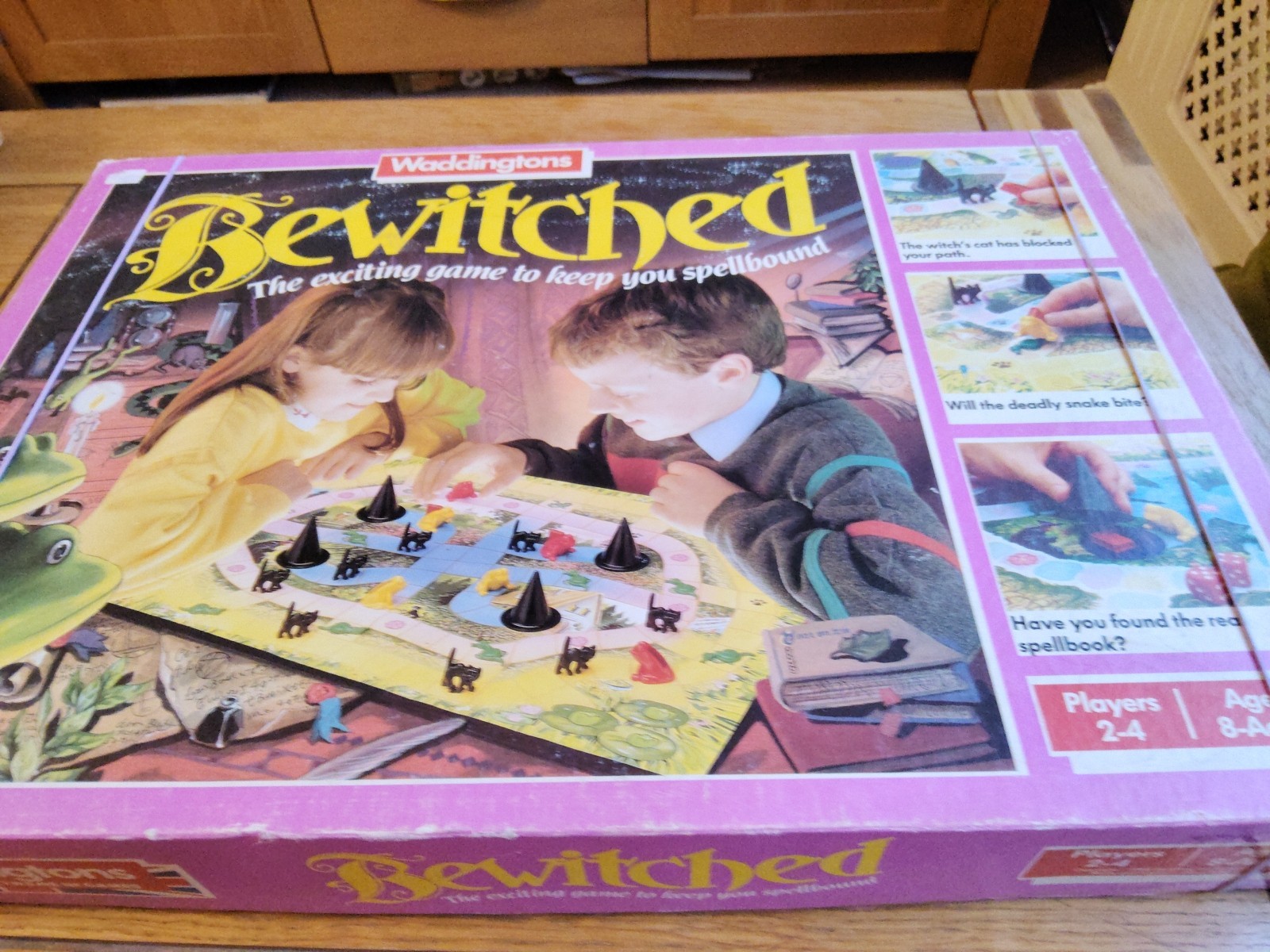 Spooky Halloween Bewitched Board Game (1988) Waddingtons Complete all ...
