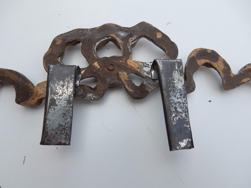  Messing Endstück zum restaurieren ROKOKO Band Design 1890er Messing - Bild 6 von 6