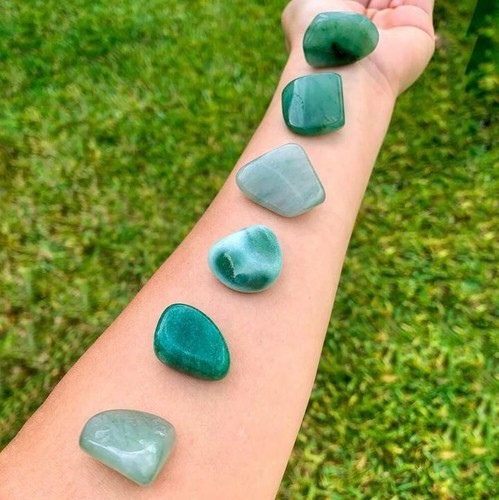 Pietra verde avventurina ruvida reiki yoga regalo cristallo pietra preziosa naturale - Foto 5 di 5